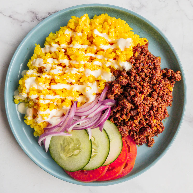 Beef Shawarma Over Rice