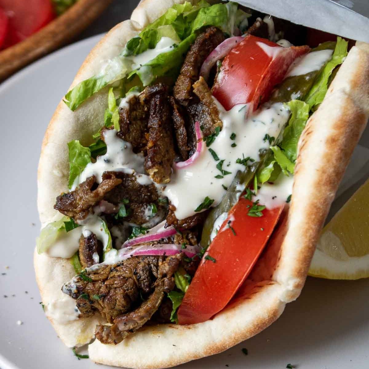 Combination Beef & Lamb Shawarma Wrap