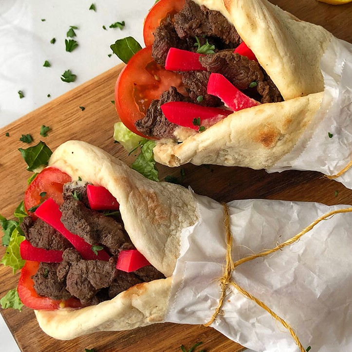 Beef Shawarma Wrap