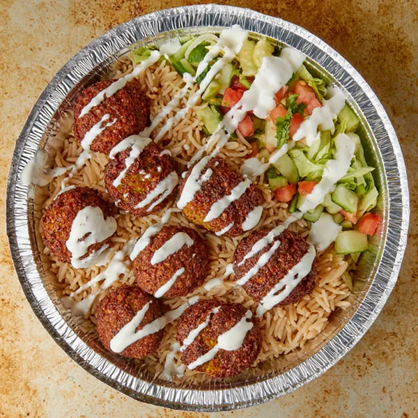 Falafel Over Rice